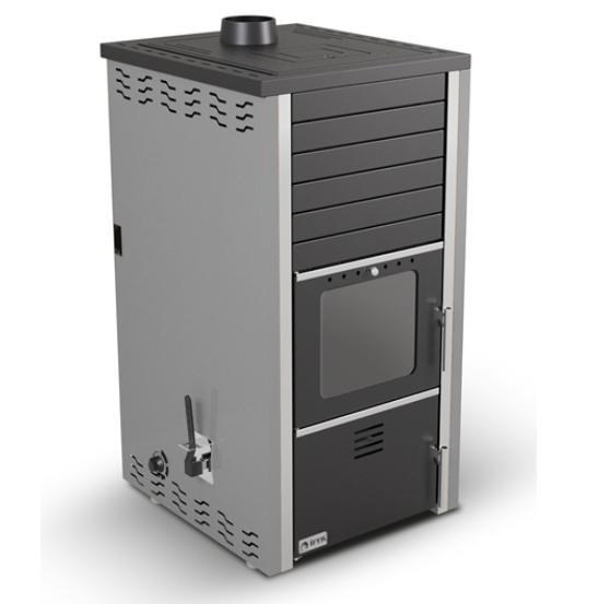 Estufa de leña hidroeléctrica IFYIL SUPERNOVA, modelo de 38 kW